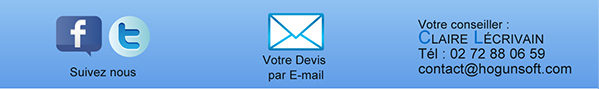 Suivez nous sur Facebook ou Twitter Demandez votre devis